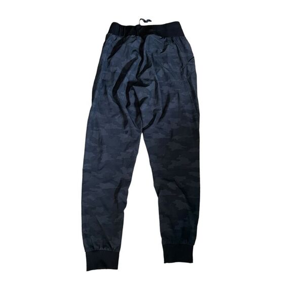 Kyodan Keep It Moving Sporty Jogger Sweatpants Black Gray Camo Print Knit S - Picture 3 of 7